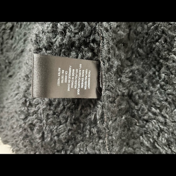 RW&CO faux shearling sleeveless vest XS - Picture 4 of 5